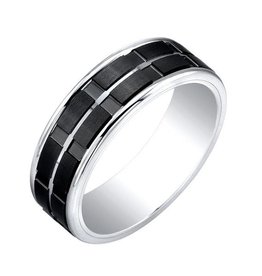 Italgem Steel Ring wedding band