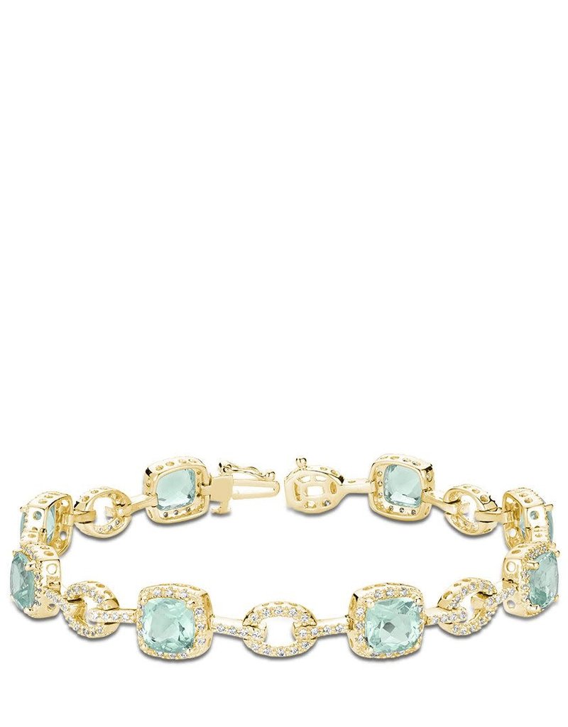 Gemstones & diamond bracelet