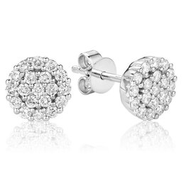 Boucles D'oreilles Diamants