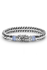 Buddha to buddha J070BA-E BRACELET BEN BUDDHA TO BUDDHA STONE BLUE LACE ARGENT