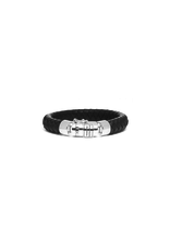 Buddha to buddha 544BL-F BRACELET HOMME BUDDHA TO BUDDHA BEN ARGENT ET CUIR 21CM