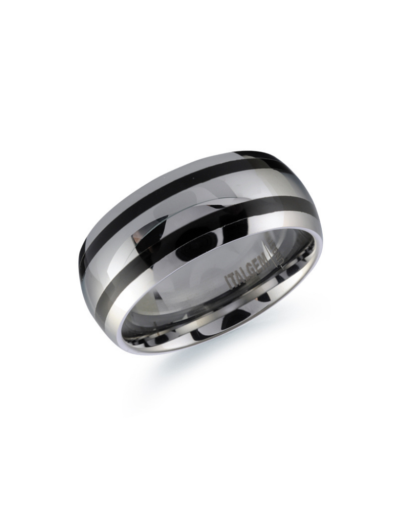 Italgem Steel Ring wedding band