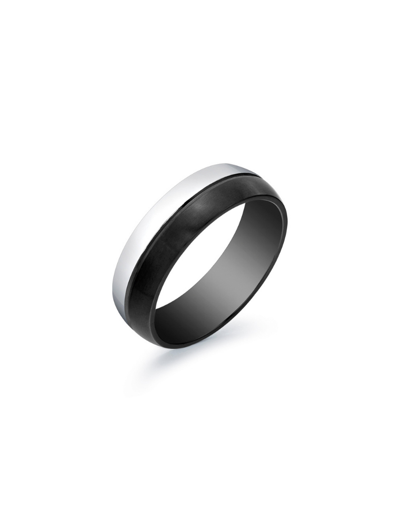 Italgem Steel Bague de mariage