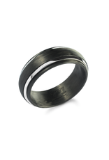 Italgem Steel Ring wedding band