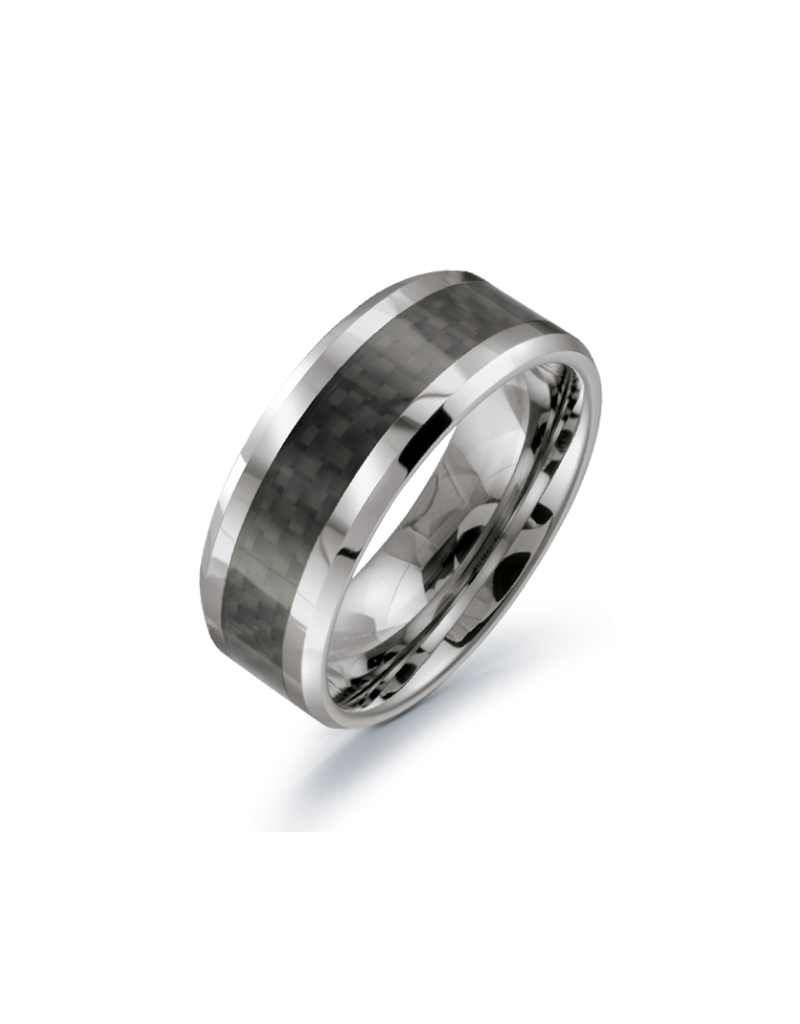 Italgem Steel Ring wedding band