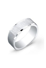 Italgem Steel Ring wedding band