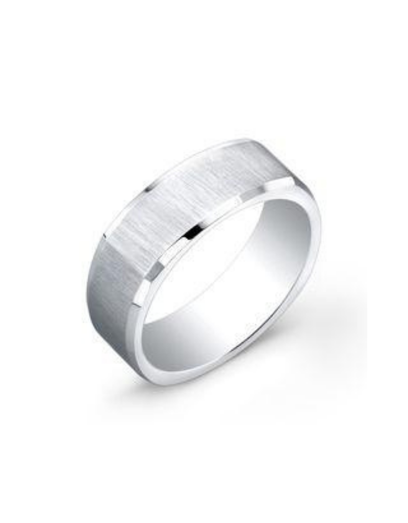 Italgem Steel Ring wedding band