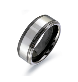 Italgem Steel Ring wedding band