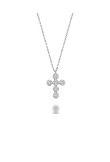 Pendentif croix en diamant