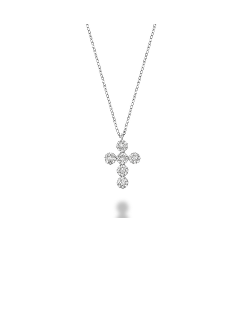 Diamond pendant Cross