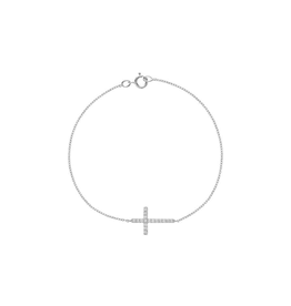 Diamond Cross Bracelet