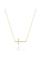 Collier croix en diamant Or 10k