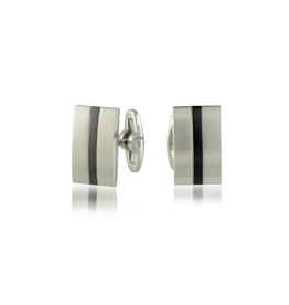 Italgem Steel Cuff-links