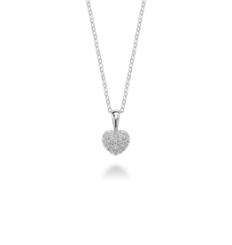 Pendentif cœur diamant