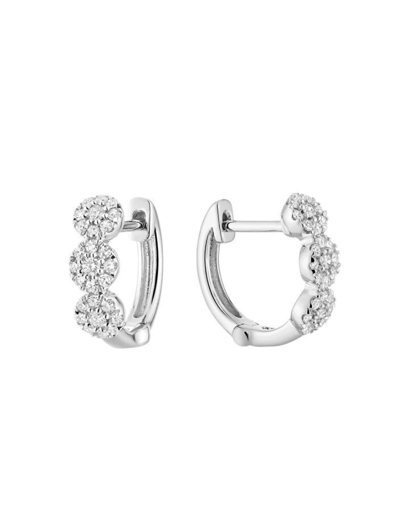 Boucles d'oreilles diamants