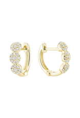Diamond Huggie earrings