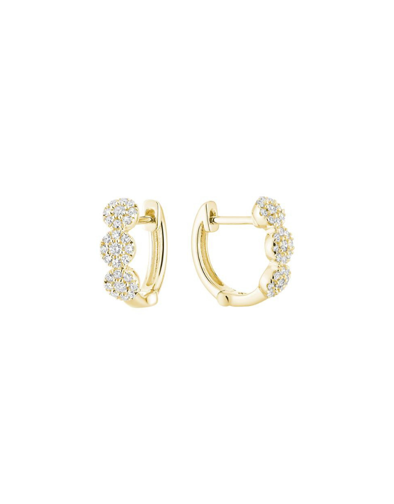 Boucles d'oreilles diamants