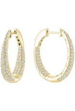 Boucles D'oreilles diamants