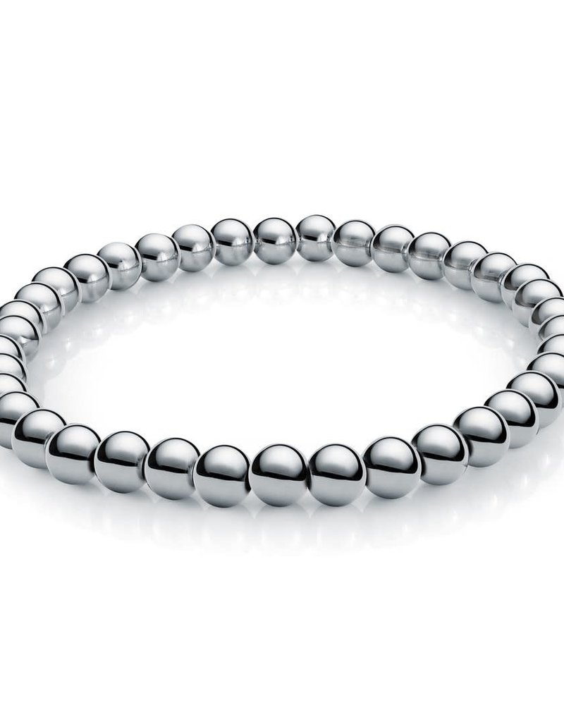 Italgem Steel Stainless Steel Bead Bracelet