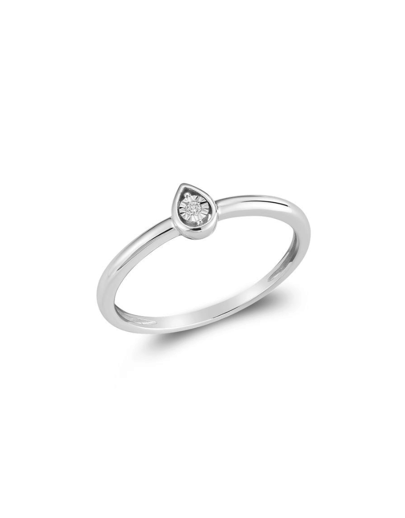 Pear shape ring