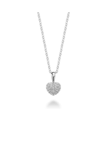 Diamond heart pendant