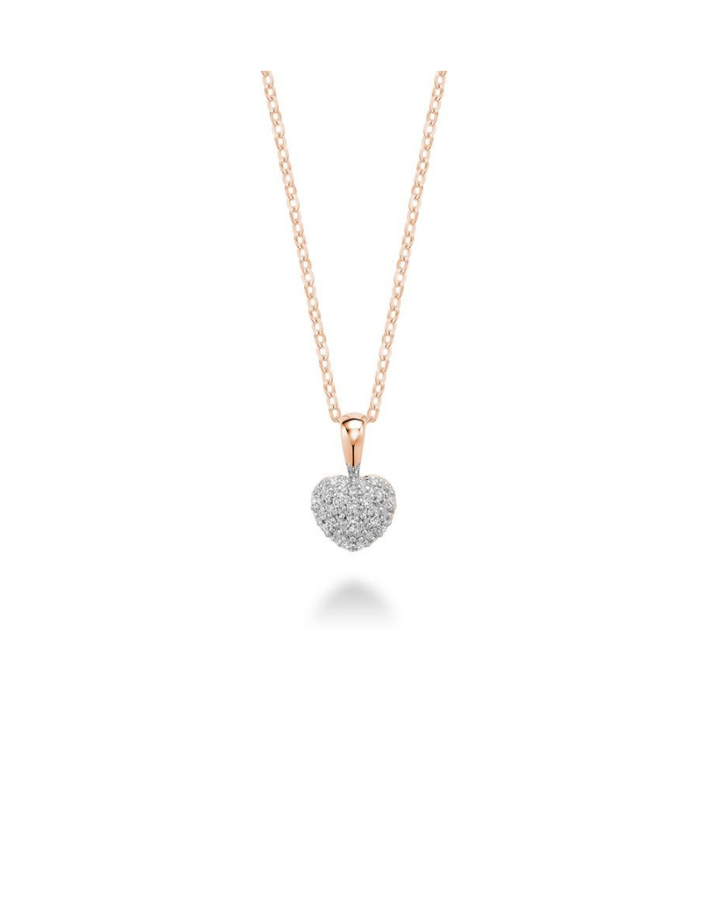 Diamond heart pendant