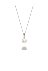 Pearl and Diamond pendant