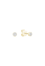 Diamond stud earrings