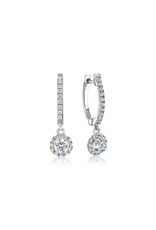 Boucles D'oreilles Diamants