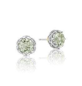 Tacori Prasiolite Boucle d'oreilles fixes