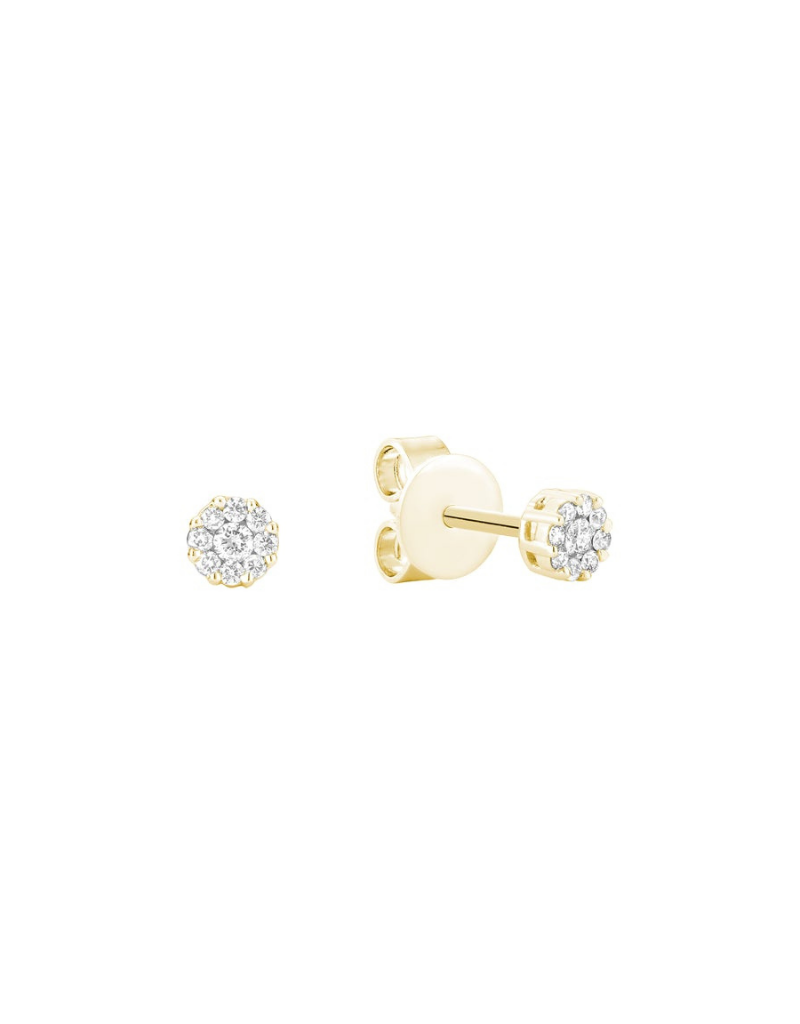 Diamond stud earrings