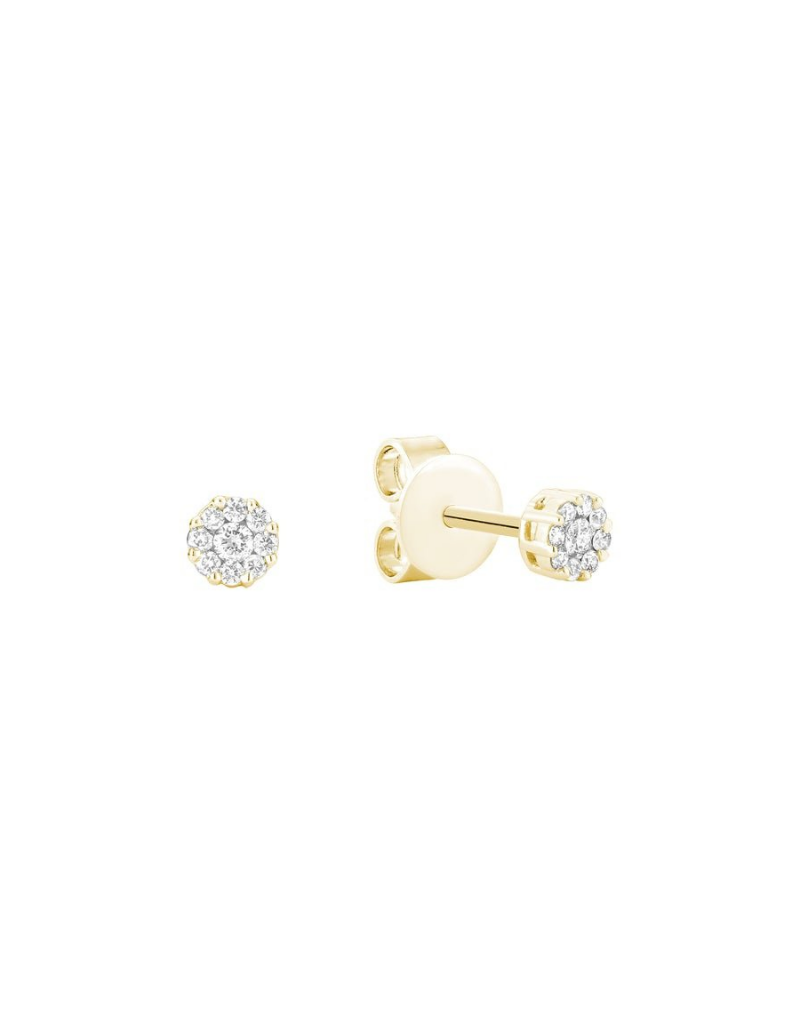 Diamond stud earrings