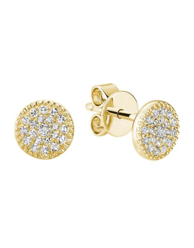 Diamond stud earrings