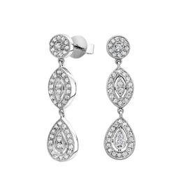 Boucles D'oreilles Diamants