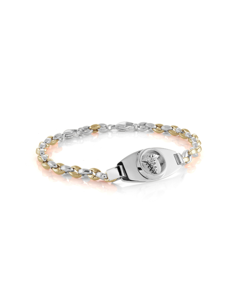 Italgem Steel Medical bracelet