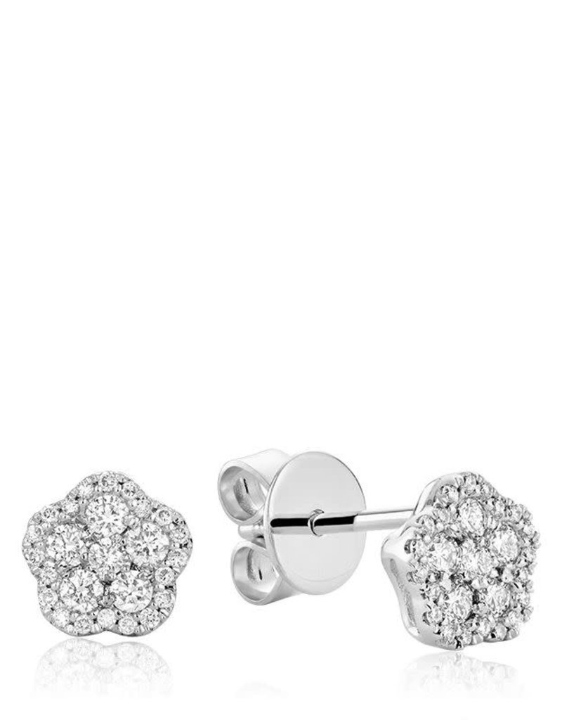 Boucles D'oreilles Diamants