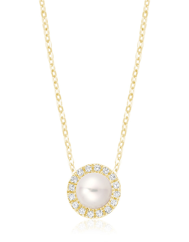 Perle diamond pendant