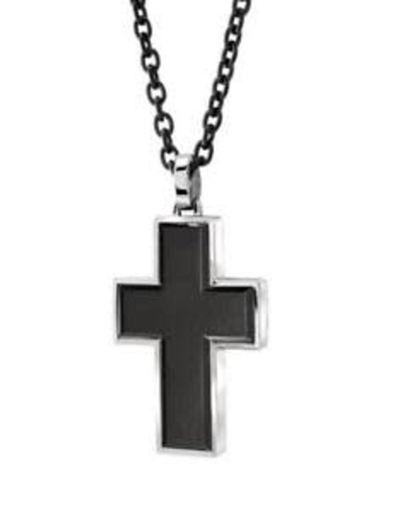 Italgem Steel Cross pendant