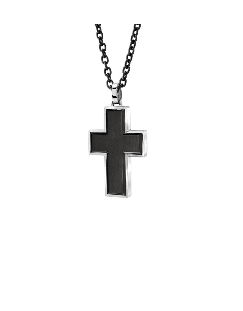 Italgem Steel Cross pendant