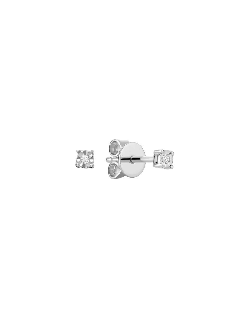 Diamond stud earrings