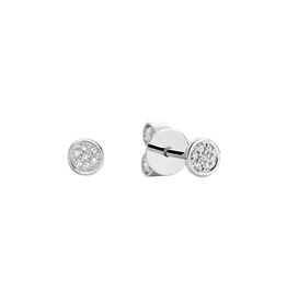 Diamond stud earrings