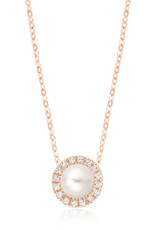 Pearl Diamond pendant