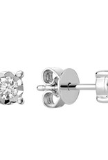 Diamond stud earrings