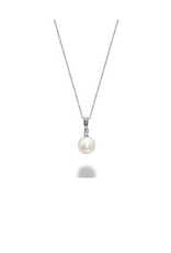 Pendantif perles et diamant