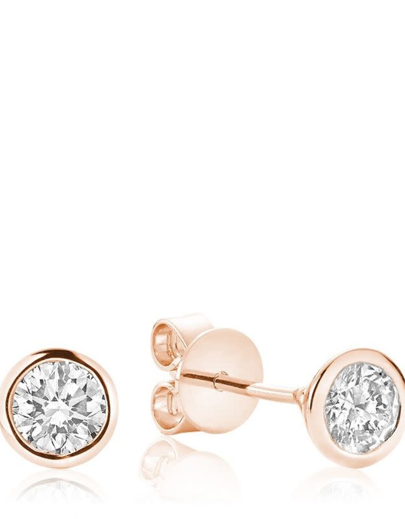 Diamond stud earrings