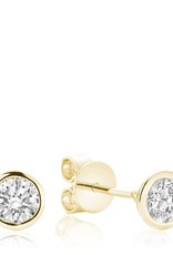 Diamond stud earrings