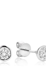 Diamond stud earrings