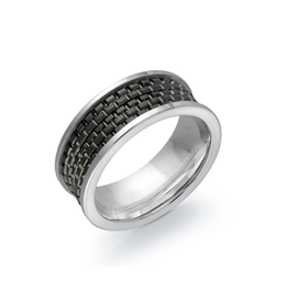 Italgem Steel Ring wedding band