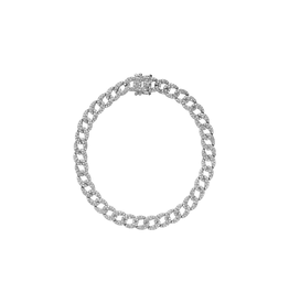 Bracelet diamant  Miami cubain