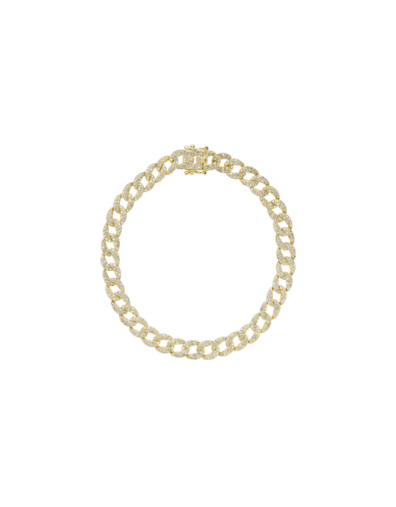 Bracelet diamant  Miami cubain